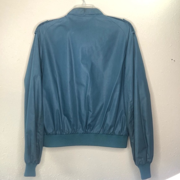 Vintage Members Only Blue Jacket Sz 46 - Picture 8 of 14